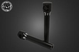 バルカン400　ステルスハンドルポスト8インチ(ブラック)