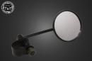 3インチラウンドミラー(ハンドルクランプ式)ブラック
