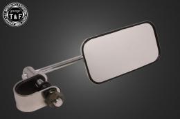 スクエアサイドミラー(ハンドルクランプ式)メッキ