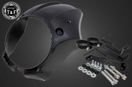 マグナ250　コンバットビキニカウル(カーボン柄)&バードゲージカバーSET