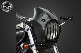マグナ250　コンバットビキニカウル(マッドブラック)&バードゲージカバーSET