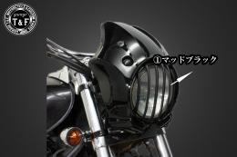 マグナ250　コンバットビキニカウル(ブラック)&バードゲージカバーSET