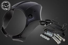 マグナ250　コンバットビキニカウル(ブラック)&バードゲージカバーSET