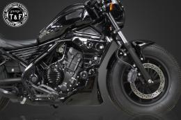 レブル250　コンバットクラッシュカウル(ブラック)