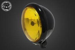 5.75インチベーツライト(オールブラック)イエローレンズ仕様+各種ステーSET