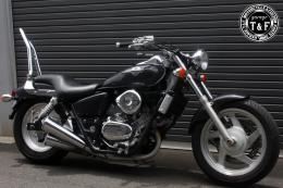 マグナ250　極太φ38シーシーバーロング(メッキ)純正フェンダー専用