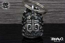 Bravo Bells(ブラボーベル) Aztec Eagle Warrior Skull Bell(アステカ戦士スカルベル) BB-153
