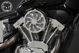 スティード400　ラグジュアリーエアクリーナーKITタイフーン(メッキ)