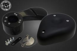 スティード400　ティアドロップエアクリーナーKIT(ブラック)