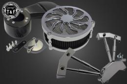 スティード400　ラグジュアリータイフーン(メッキ)&プッシュロッドカバーSET