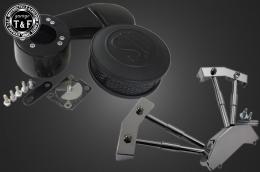 スティード400　SU(マッドブラック)&プッシュロッドカバーSET