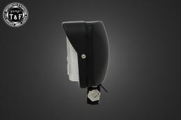 ビンテージスクエアヘッドライト(ブラック)LED仕様+各種ステーSET