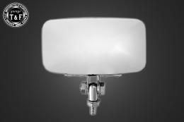 ビンテージスクエアヘッドライト(メッキ)LED仕様+各種ステーSET