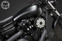 ドラッグスター250　ラグジュアリーエアクリーナーKITタイフーン(コントラスト)