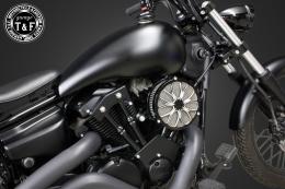 ドラッグスター250　ラグジュアリーエアクリーナーKITフラワー(コントラスト)