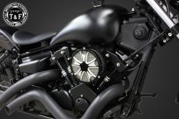 ドラッグスター250　ラグジュアリースター(コントラスト)&プッシュロッドカバー(コントラスト)SET