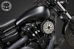 ドラッグスター250　ラグジュアリーフラワー(コントラスト)&プッシュロッドカバー(コントラスト)SET