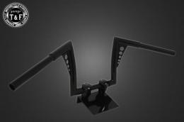 極太バットマンハンドル　10インチ(ブラック)22.2mm