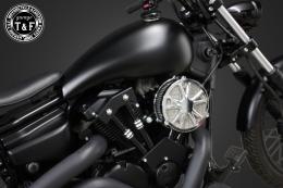 ドラッグスター250　ラグジュアリースター(メッキ)&プッシュロッドカバー(コントラスト)SET