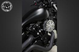 ドラッグスター250　ラグジュアリースター(メッキ)&プッシュロッドカバー(コントラスト)SET