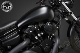 ドラッグスター250　SU(ブラック)&プッシュロッドカバー(コントラスト)SET