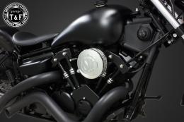 ドラッグスター250　SU(メッキ)&プッシュロッドカバー(コントラスト)SET