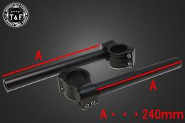 セパレートハンドル(25.4mm)Φ41対応(ブラック)