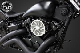 ドラッグスター250　ラグジュアリータイフーン(メッキ)&プッシュロッドカバー(ブラック)SET