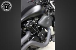 ドラッグスター250　ティアドロップ(ブラック)&プッシュロッドカバー(ブラック)SET