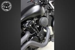 ドラッグスター250　SU(マットブラック)&プッシュロッドカバー(ブラック)SET