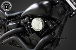 ドラッグスター250　SU(メッキ)&プッシュロッドカバー(ブラック)SET