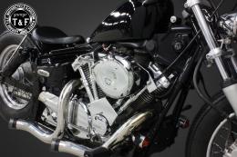 ドラッグスター250　ティアドロップ(メッキ)&プッシュロッドカバー(メッキ)SET