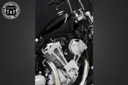 ドラッグスター250　SU(メッキ)&プッシュロッドカバー(メッキ)SET