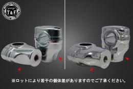 SR400　オーバルハンドルポスト2インチ(メッキ)