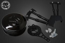 ドラッグスター250　SU(ブラック)&プッシュロッドカバー(ブラック)SET