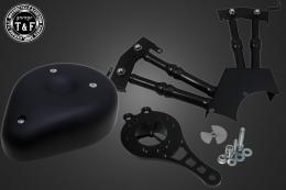 ドラッグスター250　ティアドロップ(ブラック)&プッシュロッドカバー(ブラック)SET