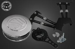 ドラッグスター250　SU(メッキ)&プッシュロッドカバー(コントラスト)SET