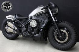 レブル250　ラグジュアリーダミーエアクリーナーKITスター(メッキ)