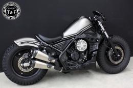 レブル250　ラグジュアリーダミーエアクリーナーKITスター(メッキ)