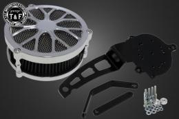 レブル250　ラグジュアリーダミーエアクリーナーKITフラワー(メッキ)