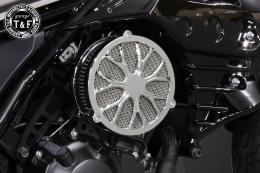 レブル250　ラグジュアリーダミーエアクリーナーKITフラワー(メッキ)