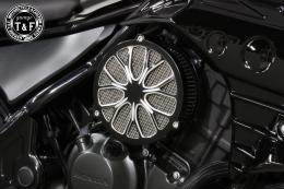 レブル250　ラグジュアリーダミーエアクリーナーKITフラワー(コントラスト)