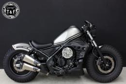 レブル250　ラグジュアリーダミーエアクリーナーKITタイフーン(メッキ)