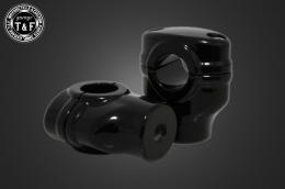 ボルト　オーバルハンドルポスト2インチ(ブラック)