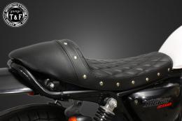 グラストラッカー250(キャブモデル専用)　スタッド付きカフェシート(ダイヤ)