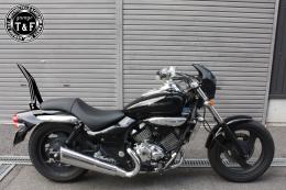 エリミネーター250V　極太φ38シーシーバーミディアム(ブラック)純正フェンダー専用