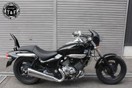 エリミネーター250V　極太φ38シーシーバーショート(ブラック)純正フェンダー専用