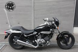 エリミネーター250V　純正フェンダー専用シーシーバーロング(メッキ)