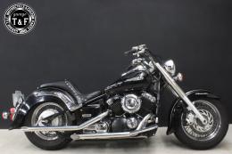 ドラッグスター400クラシック　スタッド付きガンファイターシート(バーチカル)