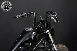 レブル250(2017〜2019年)ABS搭載モデル　極太バットマンハンドル　10インチ(ブラック)&ワイヤーセット